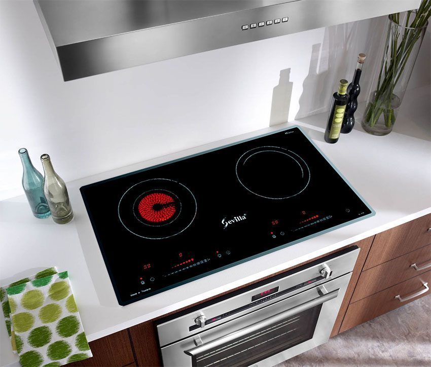 Bếp đôi điện từ hồng ngoại inverter Sevilla SV-T70D - Hàng chính hãng