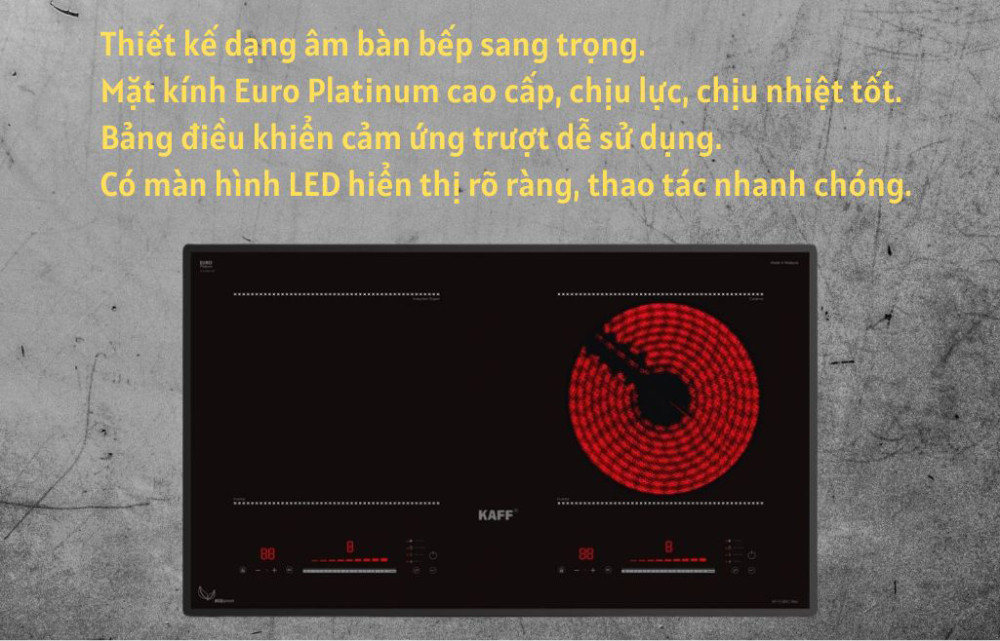 Tính năng nổi bật của bếp đôi hồng ngoại điện từ Kaff KF-FL99IC MAX