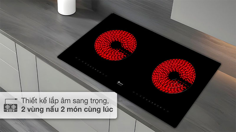 Bếp đôi hồng ngoại Arber AB169 - Hàng chính hãng