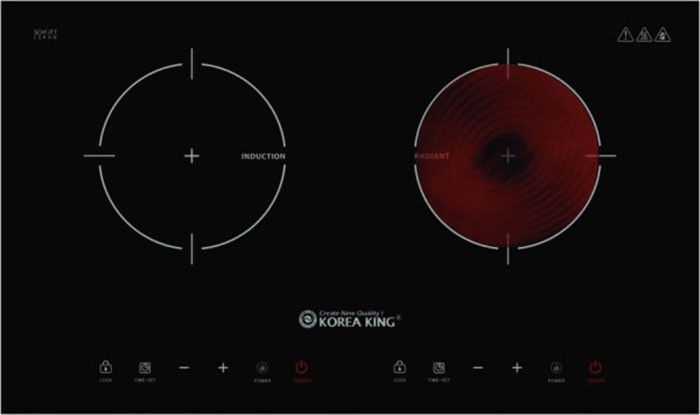 Bếp đôi hồng ngoại - điện từ Koreaking KIC-4000RH
