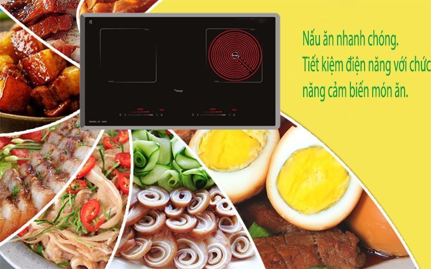 Bếp từ đôi Canzy CZ 38DT - Hàng chính hãng