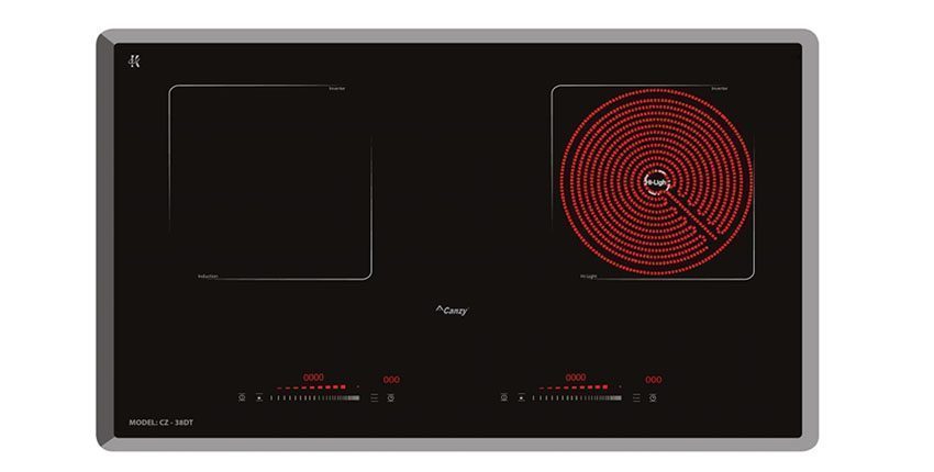 Bếp từ đôi Canzy CZ 38DT - Hàng chính hãng