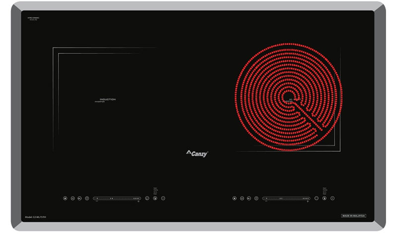 Bếp đôi hồng ngoại điện từ Canzy CZ-ML757IH - Hàng chính hãng