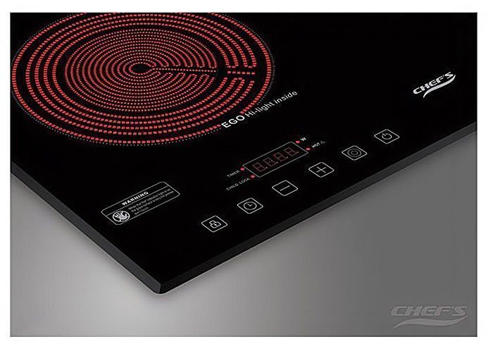 Bếp đôi hồng ngoại điện từ Chef's EH-MIX321 - Hàng chính hãng