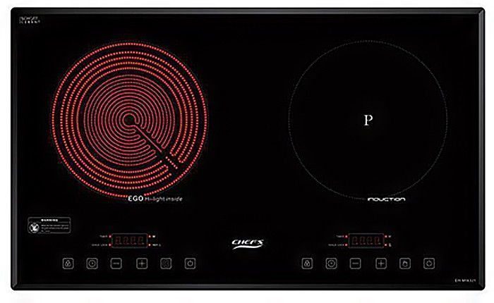 Bếp đôi hồng ngoại điện từ Chef's EH-MIX321 - Hàng chính hãng