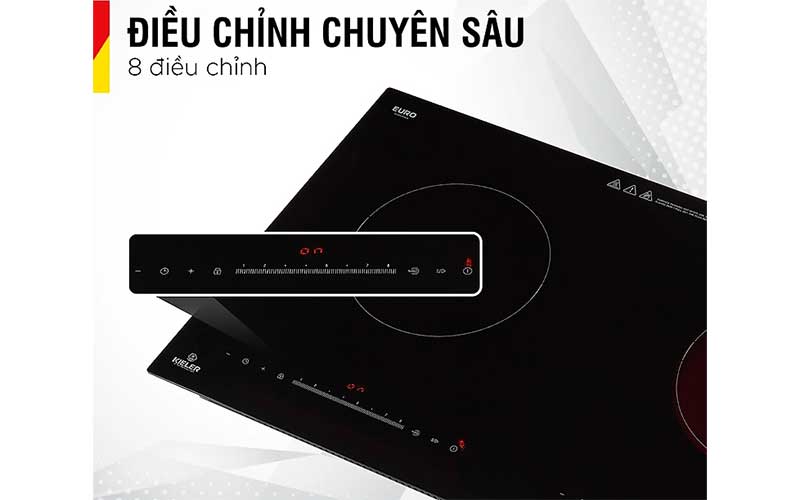 Bếp đôi hồng ngoại điện từ Inverter Kieler KL-PLUS773 - Hàng chính hãng