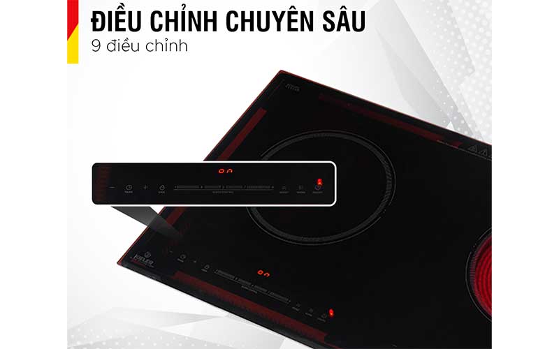 Bếp đôi hồng ngoại điện từ Inverter Kieler KL-PROMAX135 - Hàng chính hãng