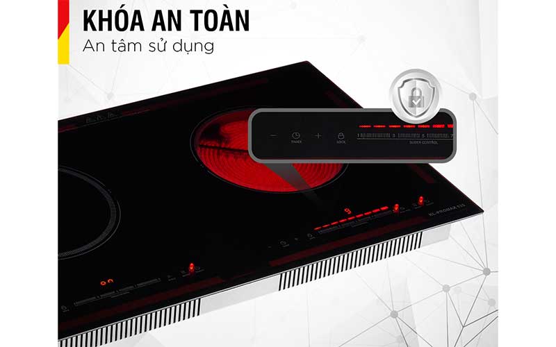 Bếp đôi hồng ngoại điện từ Inverter Kieler KL-PROMAX135 - Hàng chính hãng
