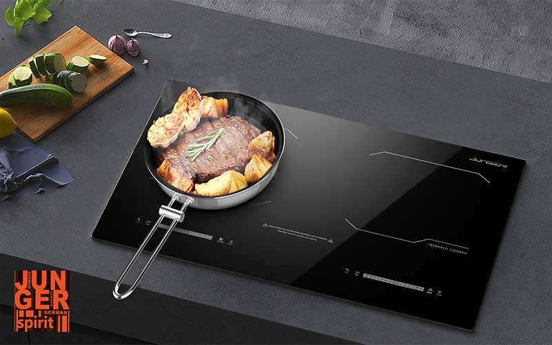 Bếp đôi hồng ngoại điện từ Junger MK-24 - Hàng chính hãng