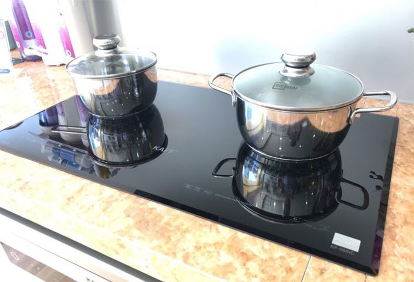 Bếp đôi hồng ngoại điện từ Kaff KF-988IC - Hàng chính hãng