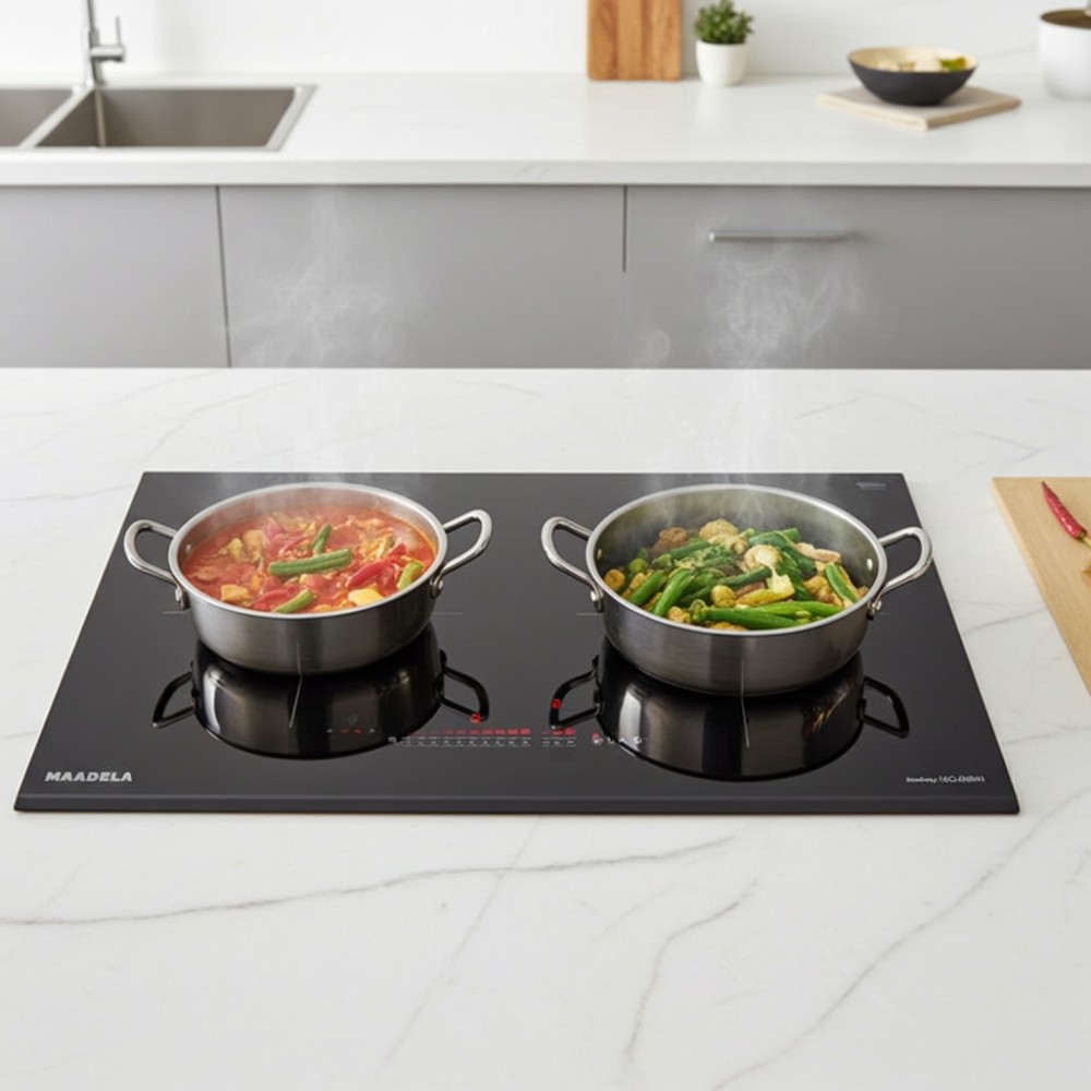 Bếp đôi hồng ngoại điện từ Maadela Hummels MD-688IH - Hàng chính hãng