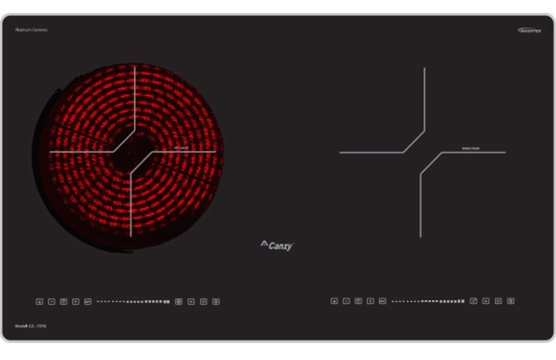 Bếp đôi hồng ngoại điện từ Canzy CZ-75T8 - Hàng chính hãng