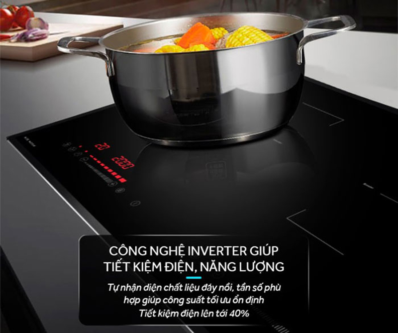 Bếp đôi hồng ngoại điện từ Capri CR-678HI - Hàng chính hãng