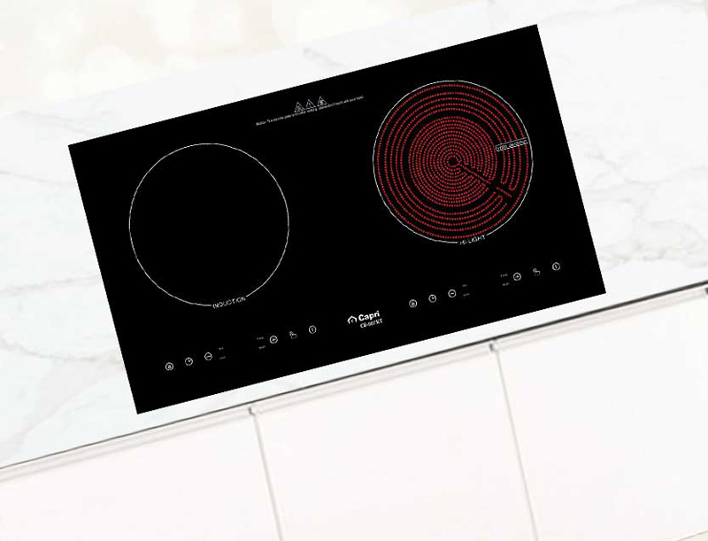 Bếp đôi hồng ngoại điện từ Capri CR-807HI  - Hàng chính hãng