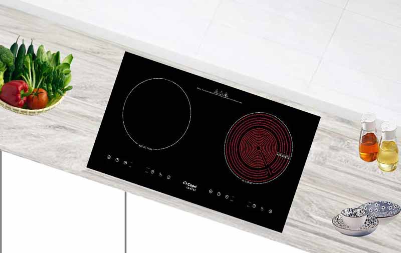 Bếp điện từ đôi Capri CR-824KT - Hàng chính hãng