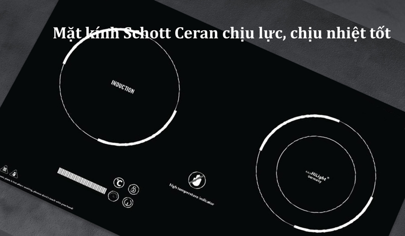 Bếp đôi hồng ngoại điện từ Iruka I-20 - Hàng chính hãng