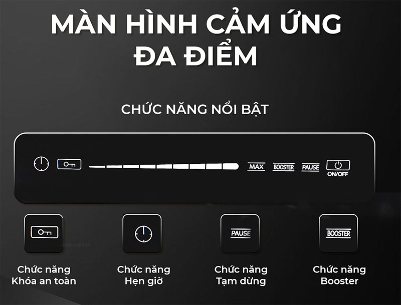 Bếp đôi hồng ngoại điện từ Iruka I-26 - Hàng chính hãng