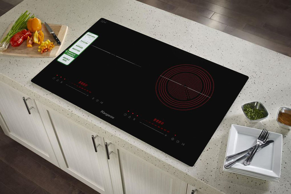 Bếp đôi hồng ngoại điện từ Kangaroo KGIF44D1C - Hàng chính hãng