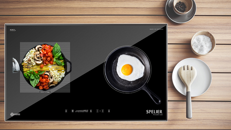 Bếp đôi hồng ngoại điện từ Spelier SPE-HC928 EG - Hàng chính hãng