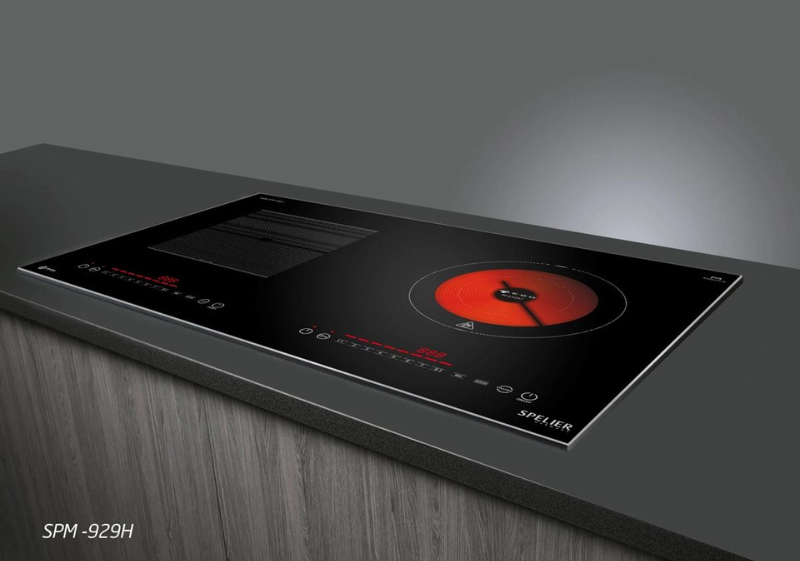 Bếp đôi hồng ngoại điện từ Spelier SPM-929H - Hàng chính hãng