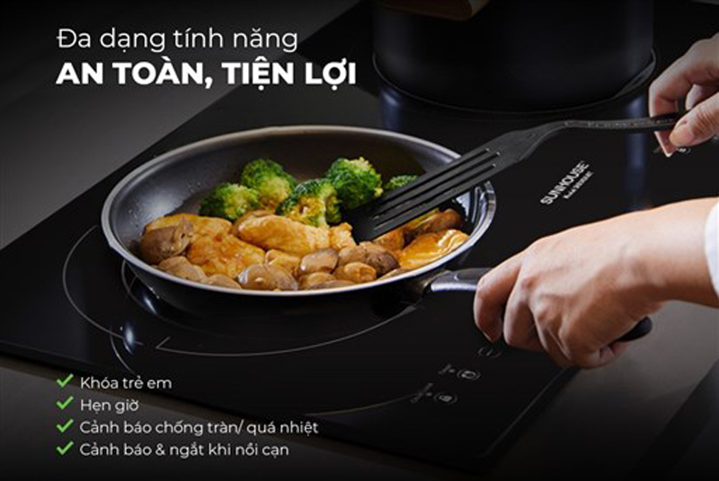 Có nhiều tính năng an toàn và tiện lợi đi kèm