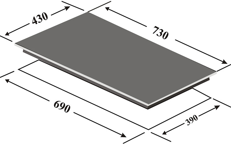 Bếp đôi từ Canzy CZ-MIX82T - Hàng chính hãng