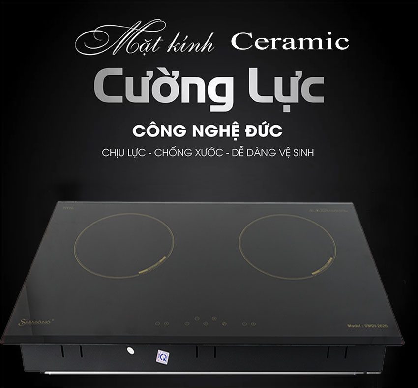 Bếp điện từ đôi Shimono SMDI-2020 - Hàng chính hãng