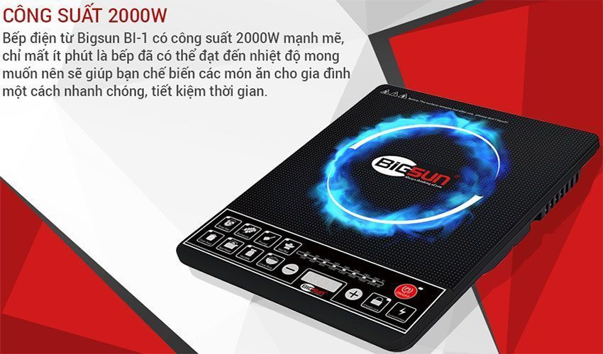 Bếp đơn điện từ Bigsun BI-1 - Hàng chính hãng