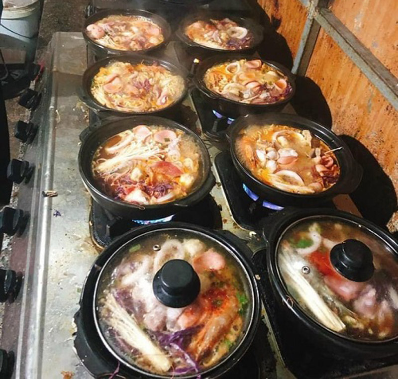 Bếp gas 8 lò điếu inox Bluestar BS-08SV - Hàng chính hãng