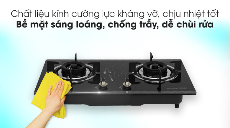 Bếp gas âm Sakura SG2532GB - Hàng chính hãng