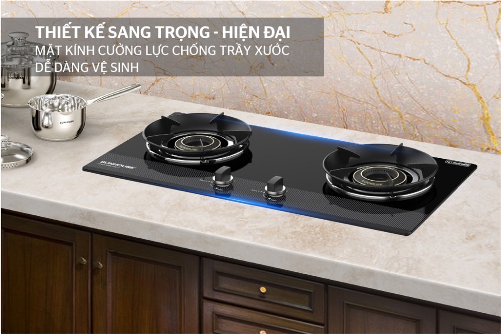 Bếp gas âm Sunhouse SHB61030-V - Hàng chính hãng