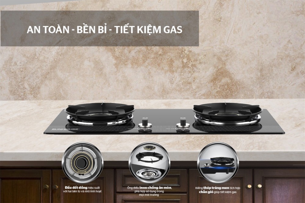 Bếp gas âm Sunhouse SHB61030-V - Hàng chính hãng