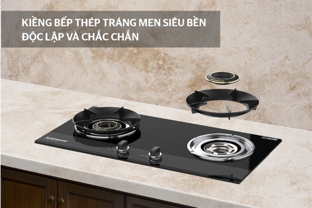 Bếp gas âm Sunhouse SHB61030-V - Hàng chính hãng