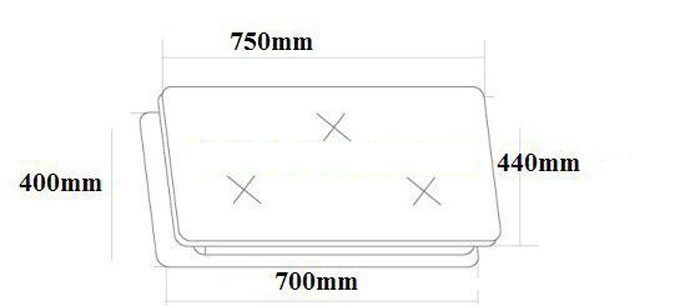 Bếp gas âm Torino C752WSC-10NN (50NN) - Hàng chính hãng