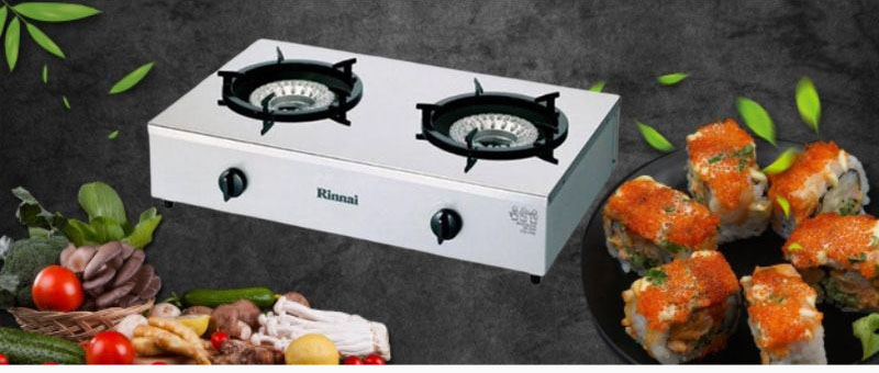 Bếp ga bán công nghiệp Rinnai RSB-2PRF  - Hàng chính hãng