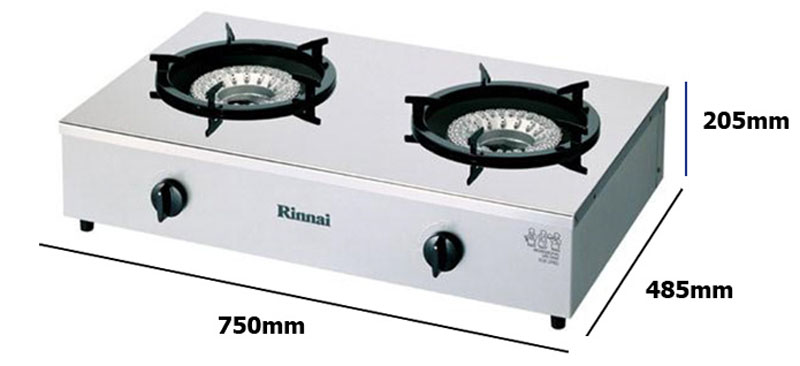 Bếp ga bán công nghiệp Rinnai RSB-2PRF  - Hàng chính hãng