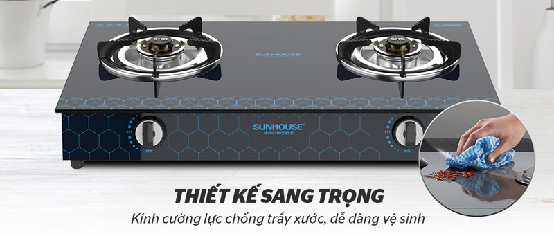 Bếp gas dương Sunhouse SHB3065SG - Hàng chính hãng