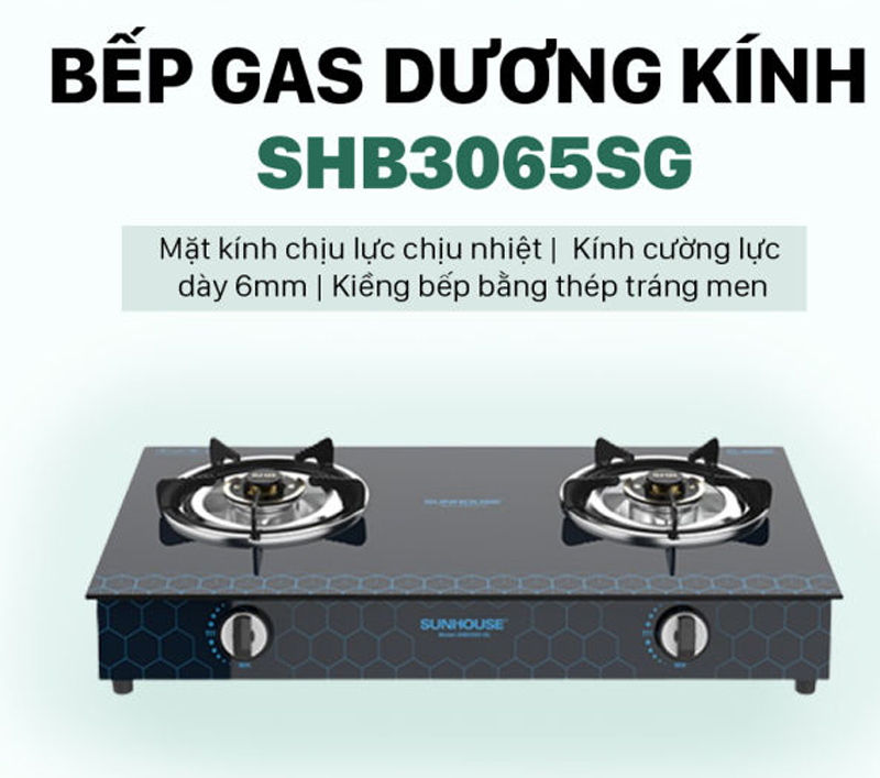 Bếp gas dương Sunhouse SHB3065SG - Hàng chính hãng