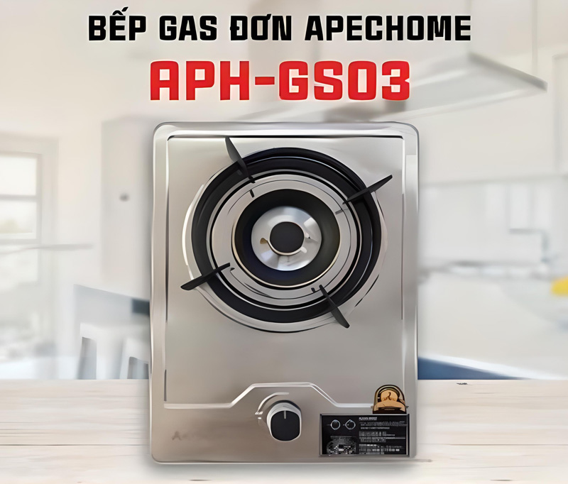 Bếp gas dương Apechome APH-GS03 - Hàng chính hãng