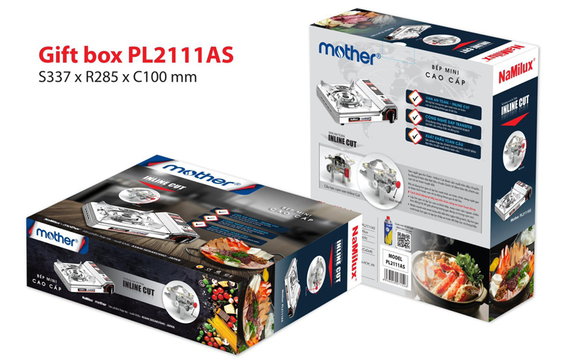 Bếp gas mini Namilux PL2111AS - Hàng chính hãng