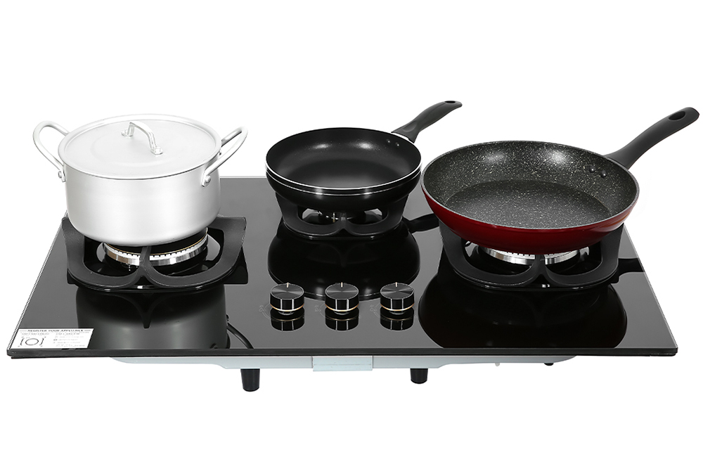 Bếp gas âm 3 bếp Electrolux EHG8321BC - Hàng chính hãng