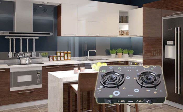 Bếp gas Rinnai RV-615Slim(GL-Bubble)