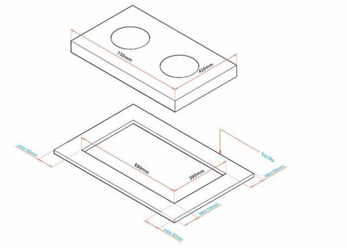 Bếp gas âm Arber AB-730B