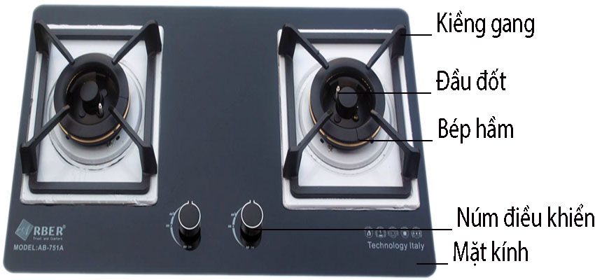 Bếp gas âm Arber AB-751A - Hàng chính hãng