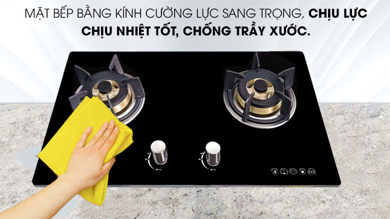 Mặt kính cường lực của Bếp gas âm Arber AB769