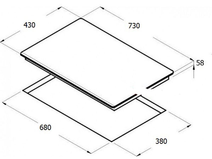 Bếp gas âm Binova BI-338-DH - Hàng chính hãng