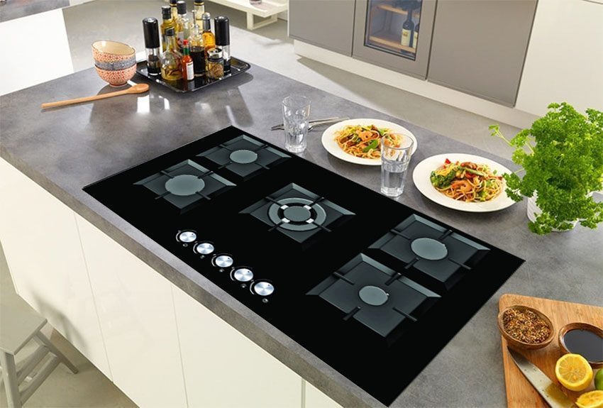 Bếp gas âm Capri SGA 501M với thiết kế lắp âm sang rtọng