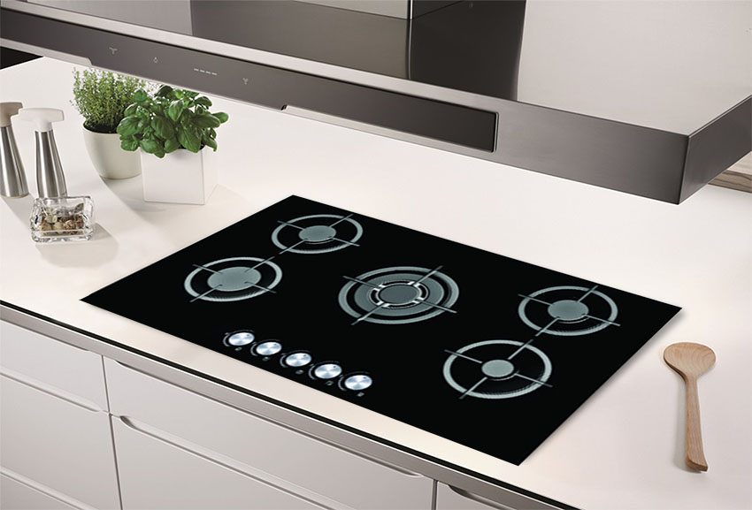 Bếp gas âm Capri SSG 598M với thiết kế lắp âm sang trọng