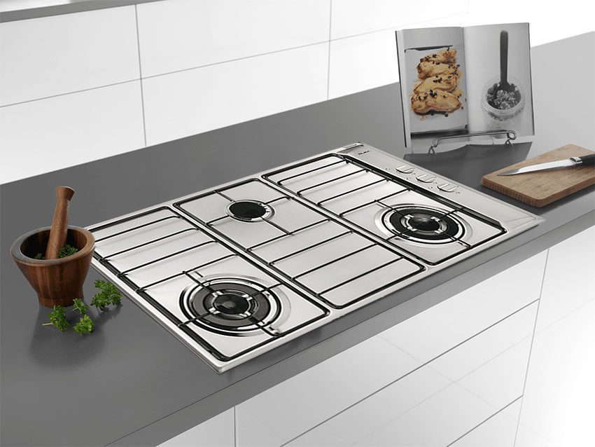 Bếp gas âm inox Elba E90-330 X - Hàng chính hãng