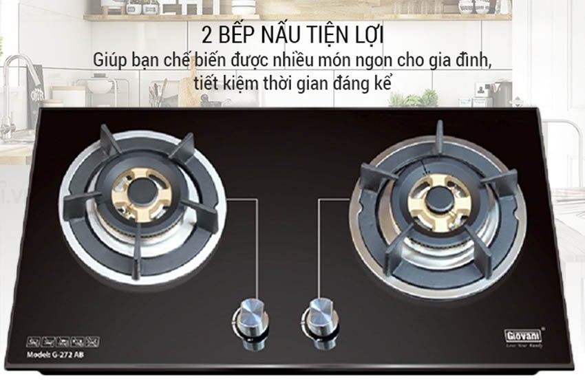 Bếp gas âm Giovani G-272AB - Hàng chính hãng